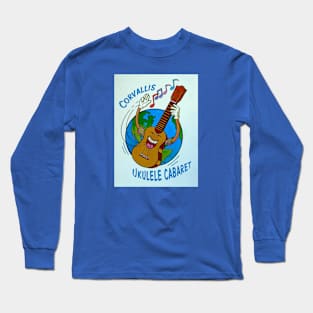 Corvallis Ukulele Cabaret Logo Long Sleeve T-Shirt